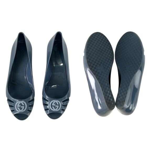 Gucci GG Rubber Wedges - Picture 6 of 8